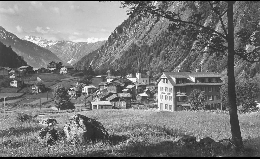 «Gasthaus Blatten» - in den 1930er-Jahren von Paul Eggels Sohn Cäsar erbaut.