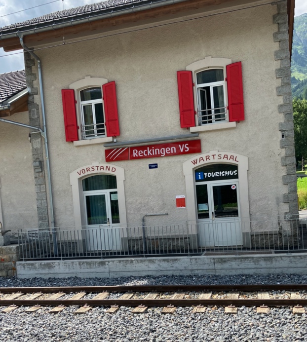 Das heute nicht mehr bediente Stationshaus.