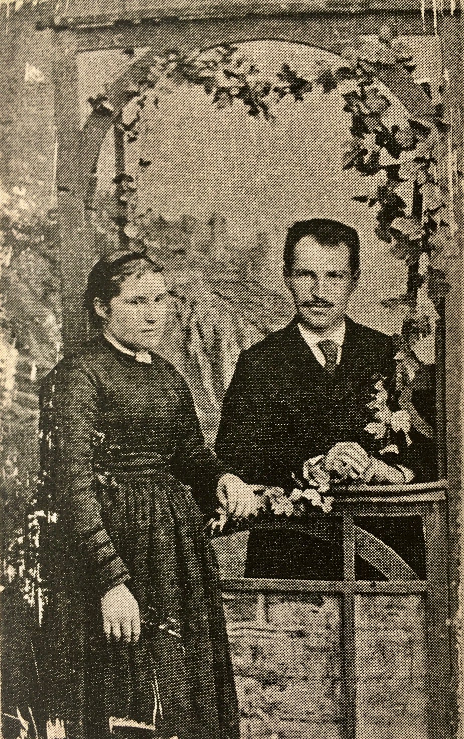 Hochzeit von Maria Josefa Salzgeber und Joh. Chr. Theler 1888. (Quelle: Gisela Macieczyk-Theler, Buenos Aires.)