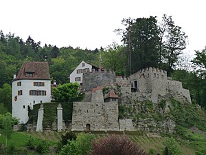 Trostburg in Teufenthal, Aargau (heutige Aufnahme; Wikipedia).